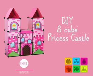 DIY 8 cube princess castle wardrobe