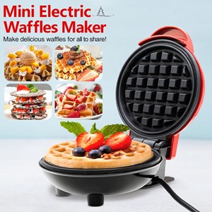 Mini Waffle Maker Electric Breakfast Waffle Machine