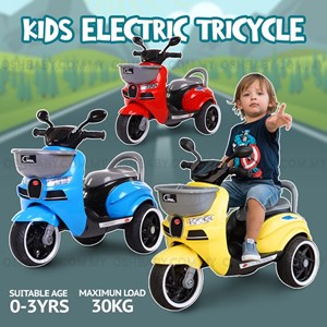 ETA 30/10/2022     KIDS ELECTRIC TRICYCLE