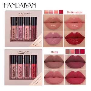 Handaiyan 4 in 1 Lip Gloss Set Lip Glaze Lipgloss