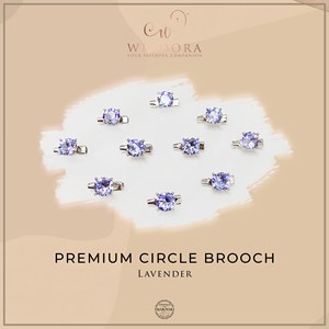 Brooch Circle Premium Lavender