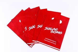 SUGARBOMB PLASTIC BAG (RED) 100 PCS