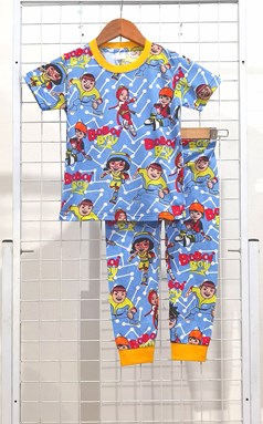 SIZE 9/10 BIG KIDS Pyjamas BOBOIBOY LIGHT BLUE (JR)