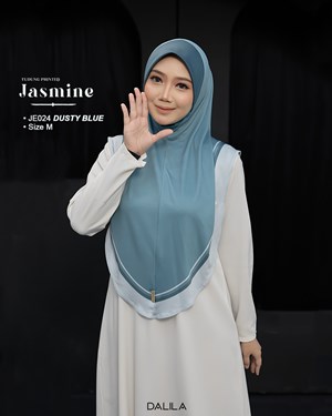 JASMINE PRINTED M JE 024 (DUSTY BLUE)