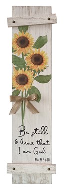 Wall Plaque - Be still & know that I am God Psalm 46:10