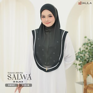 SALWA PRINTED M SW 001 (BLACK)