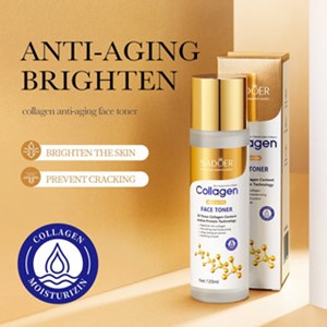 SADOER Collagen Anti-Aging Face Toner Moisturizing Brightening Hydrating Skin Care Toner 120ml