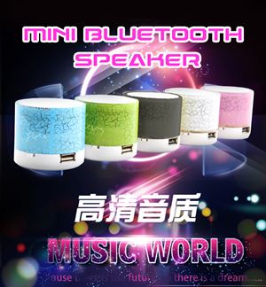 LED Portable Mini Wireless Bluetooth Speakers for Phone PC
