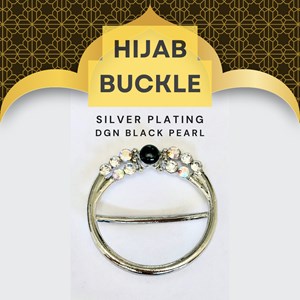 Hijab Buckle Crystal Pearl