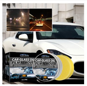 Car Glass Oil Film Removal Paste Rain & Mist Proof