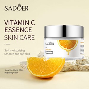 SADOER Vitamin C Brightening Face Cream Fresh Orange Essence Hydrating Moisturizing Cream 50g