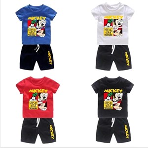 @  201750  MICKEY HIDE AND SQUEAK SET  - RED / BLUE ( SIZE 100 - 140 )