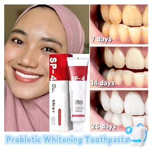 SP4 Probiotic Bright White Teeth Whitening Fresh Toothpaste
