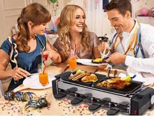 Electric BBQ Grill with Non-Stick Pan