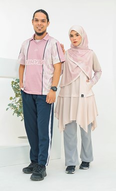Kimtuniq SE Couple Set - Pink Dahlia - Modest Jersey sportwear