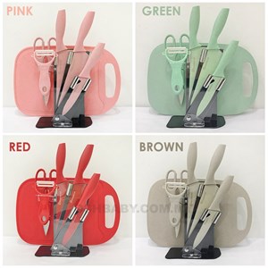 7PCS KNIFE WITH CHOPPING BOARD