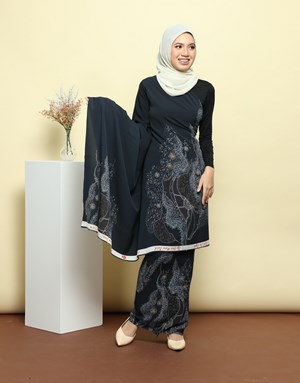 BATIK DM STYLE ZAA 18 in Dark Blue