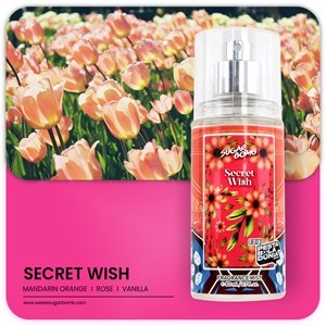 FRAGRANCE MIST SECRET WISH 80ML (WORLD CUP) ( RHQ KK)