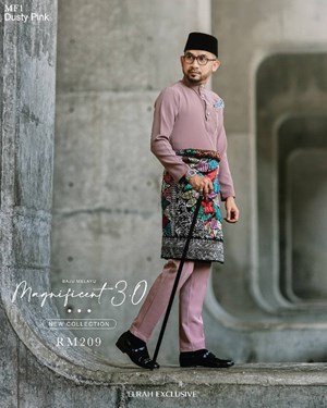 BAJU MELAYU MAGNIFICENT 3.0 (DUSTY PINK)