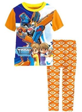 @  TOBOT ( ORANGE ) SLEEPWEAR ( SZ 2Y- 12Y )