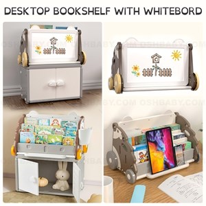 DESKTOP BOOK SHELF WITH WHITWBOARD