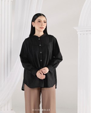 NELLY TOP -  BLACK