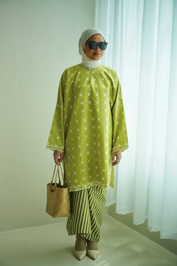 SERI ANGGUN KURUNG ( SA Lime Green )