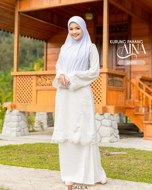 KURUNG PAHANG AINA WHITE