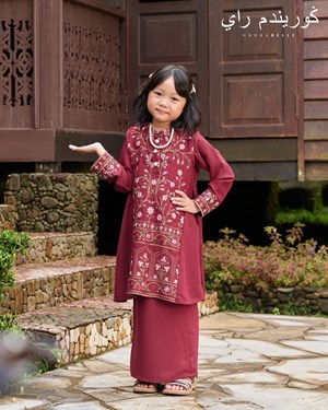 MAHARANI KURUNG BABY - MAROON