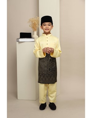 BAJU MELAYU MUHAMMAD JUNIOR K23 LIGHT YELLOW