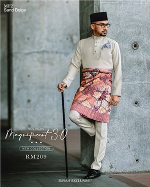 BAJU MELAYU MAGNIFICENT 3.0 (SAND BEIGE)