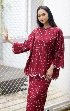 FATEEMA KURUNG VOL 2.0 ( Maroon )