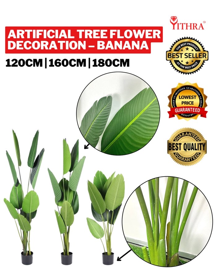 ARTIFICIAL TREE FLOWER DECORATION – BANANA