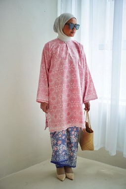 SERI ANGGUN KURUNG ( SA Pink Blue )