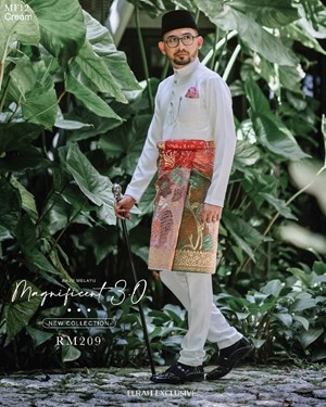 BAJU MELAYU MAGNIFICENT 3.0 (CREAM)