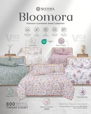 BLOOMORA: Comforter Set - Single