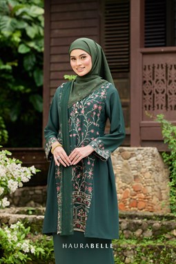 MAHARANI KURUNG - EMERALD GREEN