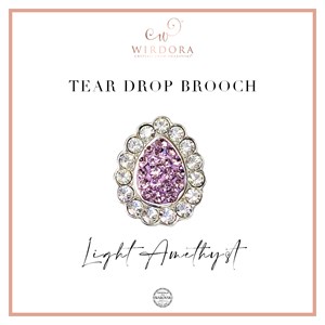 Brooch Inara (Limited Edition) - Light Amethyst