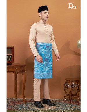 BAJU MELAYU MODERN MUHAMMAD K21 ALMOND