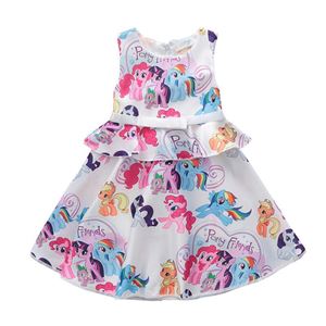 💖  LITTLE PONY WHITE DRESS  - 1803.  ( SIZE 100 )