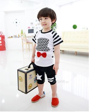 @ DEFECT ITEM  - XZ5168 - BLACK BOY SET. ( SIZE 100 )