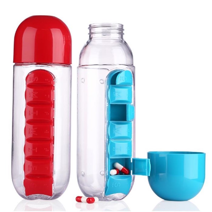 Vitamin Bottle Organizer Box 