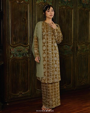 ANGGERIK KURUNG - OLIVE
