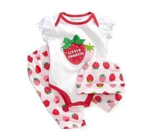@  3 IN 1 STARWBERRY ROMPER. ( SIZE 12-18M )