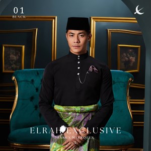 BAJU MELAYU ULTIMATE 2.0 (BLACK) C1