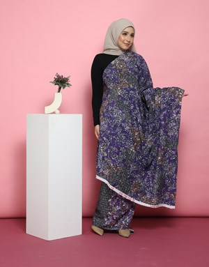 BATIK NAURA WAN 13 in Purple