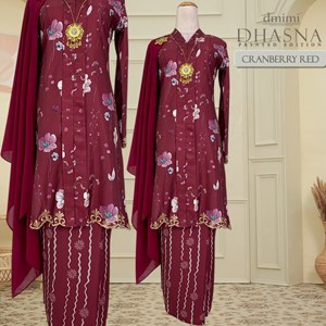 KURUNG DHASNA CRANBERRY RED