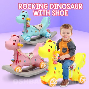 ROCKING DINOSAUR WITH SHOE