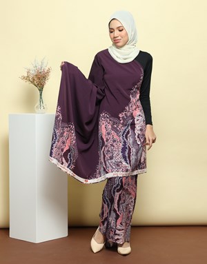 BATIK DM STYLE ZAA 31 in Plum