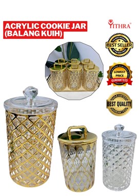 ACRYLIC COOKIE JAR (BALANG KUIH)
